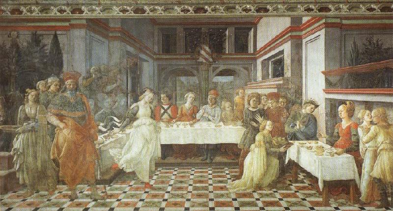 Fra Filippo Lippi Herod's Feast France oil painting art